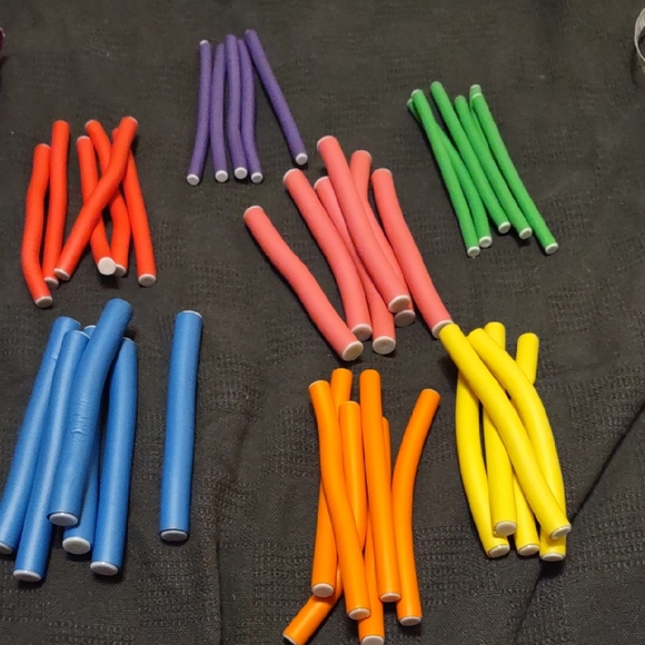 unbranded Other - Colorful Foam Hair Rollers Set (40 Count)